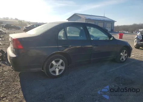 2004 Honda Civic Ex z USA, uszkodzony, nr VIN 2HGES26864H586019
